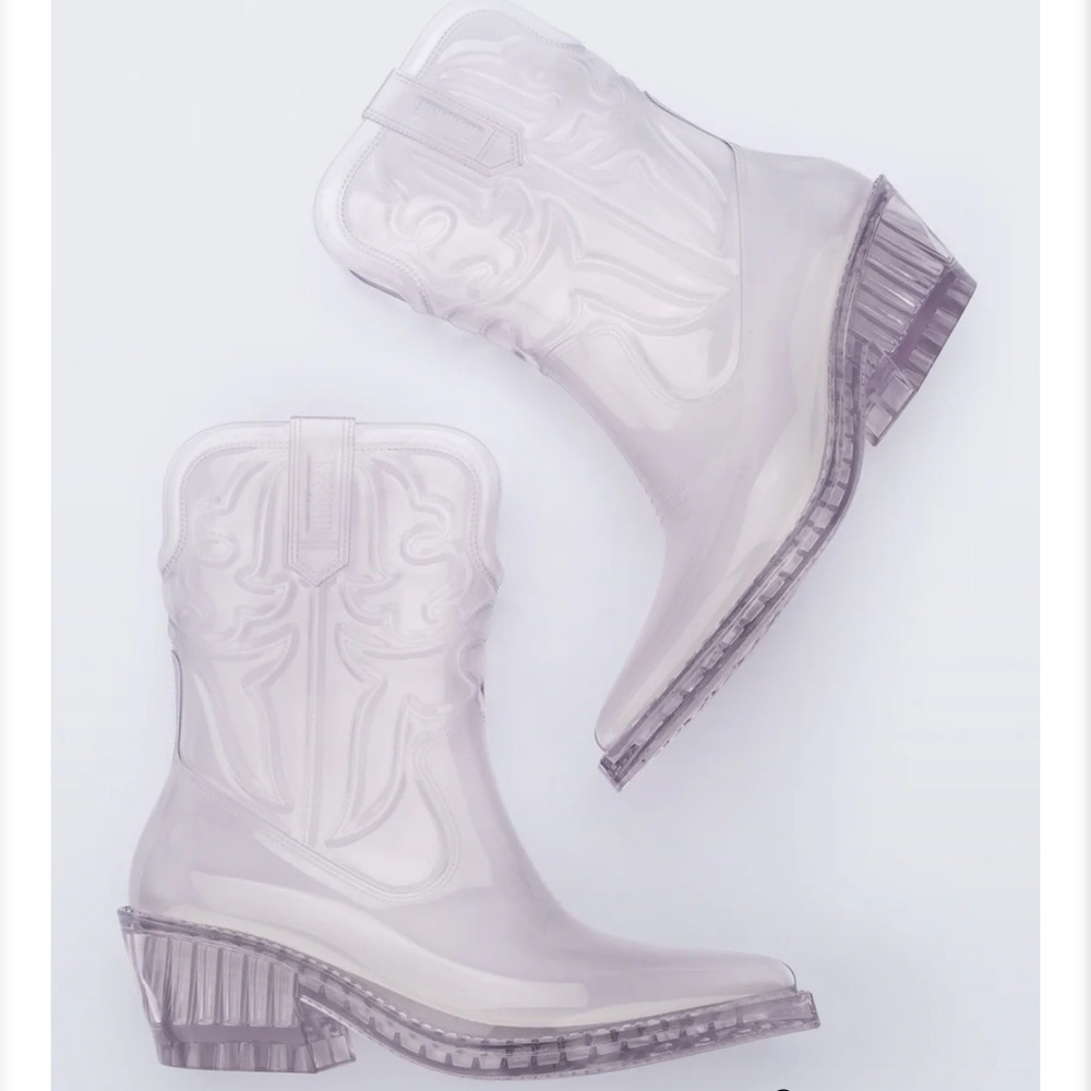 NEW Melissa Texas Boot Clear